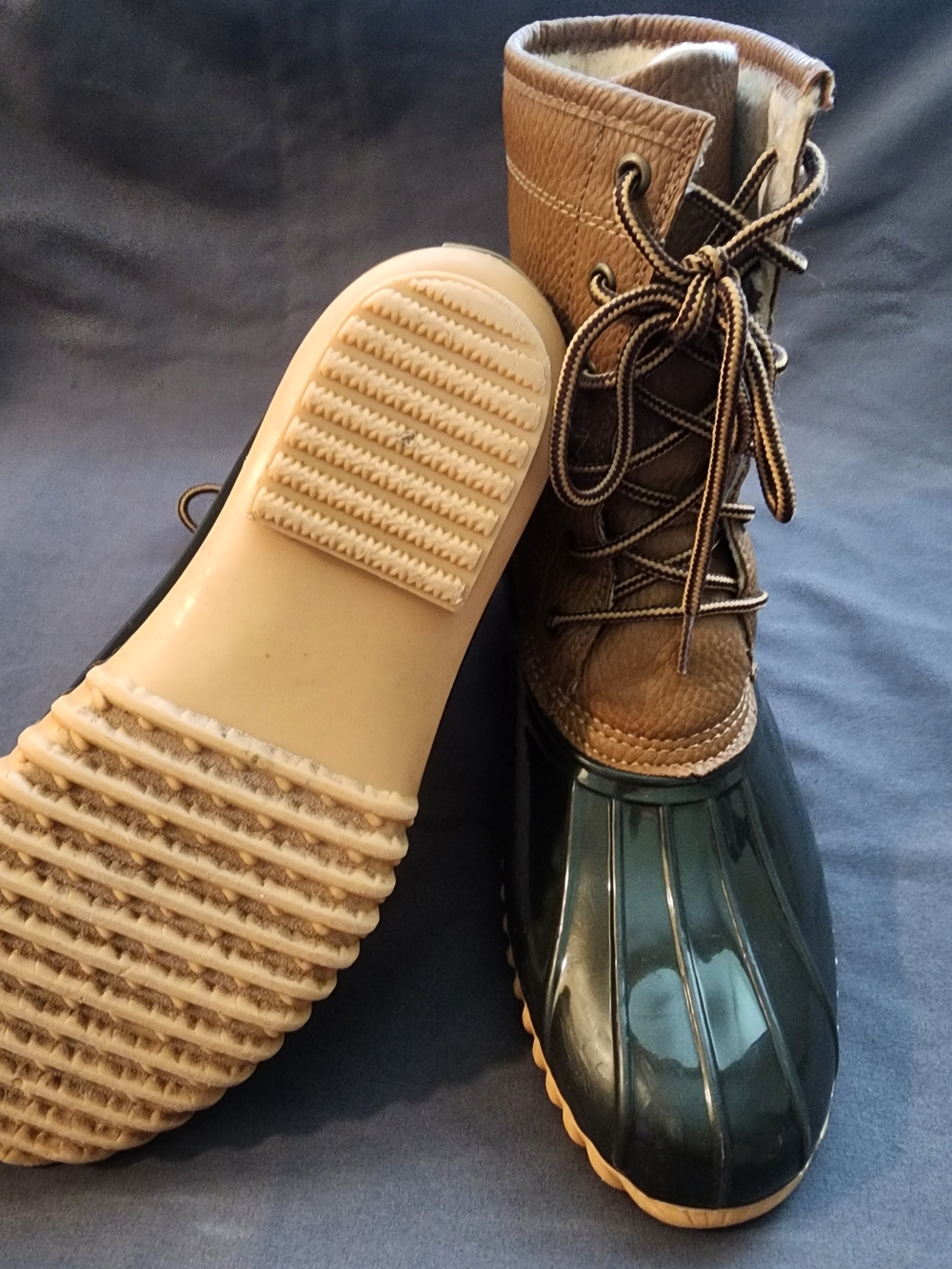 Sporto Women's Duck Boots Size 8M Outdoor Rain/Snow/Shine